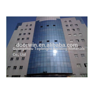 Aluminum exterior glass curtain wall for building (offer installent if necessary)