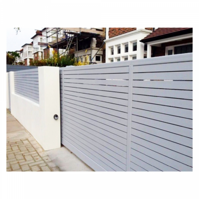 Latest Design Automatic Steel Fence Sliding Doors For Garden